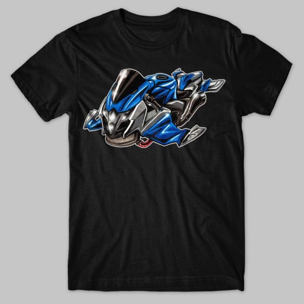 T-shirt Suzuki GSXR 1000 Whale Blue Merchandise & Clothing Motorcycel Apparel