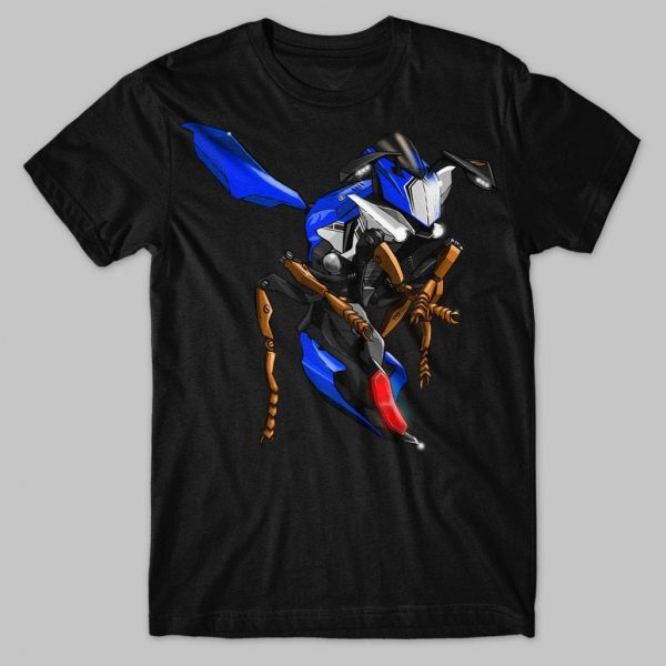 T-shirt Yamaha YZF-R1 Wasp Team Yamaha Blue Merchandise & Clothing Motorcycel Apparel
