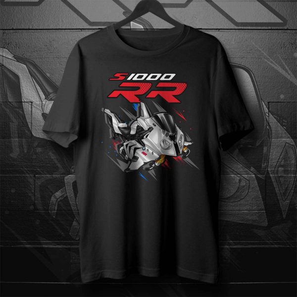 BMW S1000RR Shark T-shirt 2011 Light Grey Metallic, Motorrad S-Series Motorcycle Merchandise & Clothing
