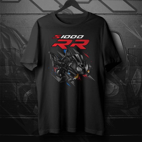 BMW S1000RR Shark T-shirt 2012-2013 Sapphire Black Metallic, Motorrad S-Series Motorcycle Merchandise & Clothing