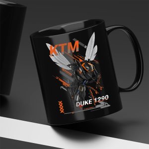 Black Mug KTM 1290 SuperDuke R Wasp Black Merchandise & Clothing