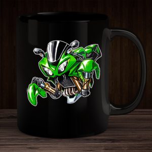 Mug Kawasaki Ninja ZX10R Mantis Green Merchandise & Clothing Motorcycle Apparel