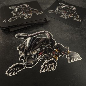 Stickers Honda CBR 600RR Panther Black Merchandise & Clothing Motorcycle Apparel