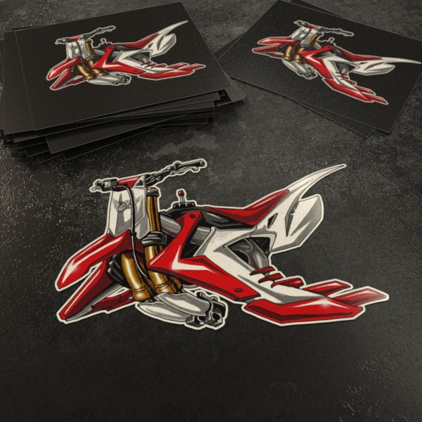 hoog Fictief Assimileren Set of 3 stickers Honda CRF "Bird" Buy Online | Moto Animals