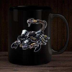 Yamaha YZF-R6 Scorpion Mug Black Merchandise & Clothing Motorcycle Apparel