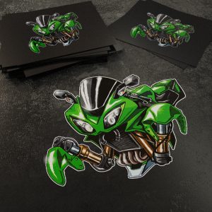 Stickers Kawasaki Ninja ZX10R Mantis Green Merchandise & Clothing Motorcycle Apparel