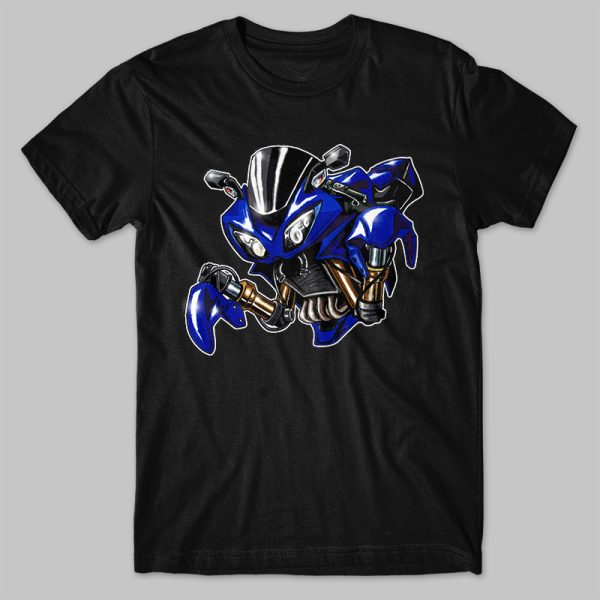 T-shirt Kawasaki Ninja ZX10R Mantis Blue Merchandise & Clothing Motorcycle Apparel