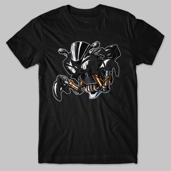 T-shirt Kawasaki Ninja ZX10R Mantis Black Merchandise & Clothing Motorcycle Apparel