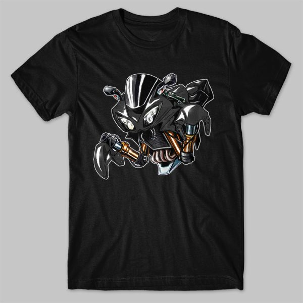 T-shirt Kawasaki Ninja ZX10R Mantis Asphalt Gray Merchandise & Clothing Motorcycle Apparel