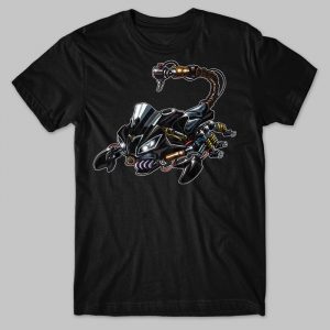 Yamaha YZF-R6 Scorpion T-shirt Black Merchandise & Clothing Motorcycle Apparel