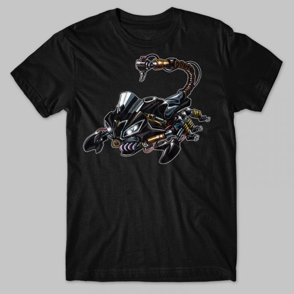 Yamaha YZF-R6 Scorpion T-shirt Black Merchandise & Clothing Motorcycle Apparel