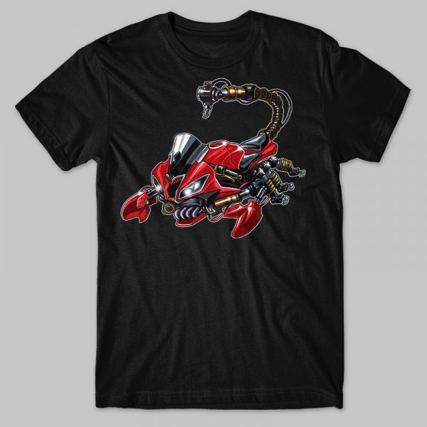 Yamaha YZF-R6 Scorpion T-shirt Red Merchandise & Clothing Motorcycle Apparel