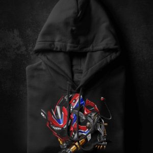 Honda CBR 1000RR Panther Hoodie Grand Prix Tri-Color Merchandise & Clothing Motorcycle Apparel