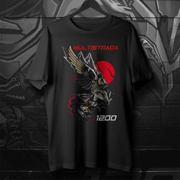 T-shirt Ducati Multistrada Raven 1200 Enduro Phantom Grey with Racing Grey, Ducati Multistrada Merchandise