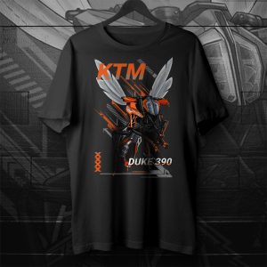 T-shirt KTM 390 Duke Wasp Orange Merchandise & Clothing Motorcycle Apparel