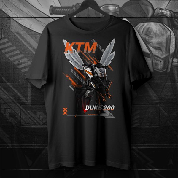 T-shirt KTM 200 Duke Wasp White Merchandise & Clothing