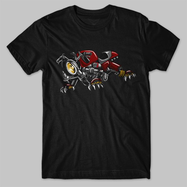 T-shirt Iron 883 Beast Wicked Red Merchandise & Clothing Motorcycle Apparel