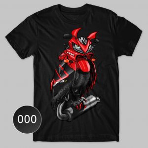 T-shirt Honda CBR600F4i Owl Winning Red Merchandise & Clothing Motorcycle Apparel