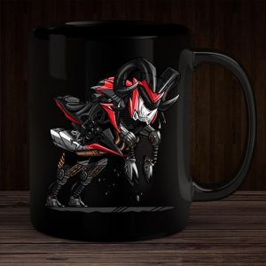 Black Mug Suzuki GSX-S 1000 Ram Candy Daring Red Merchandise & Clothing Motorcycle Apparel