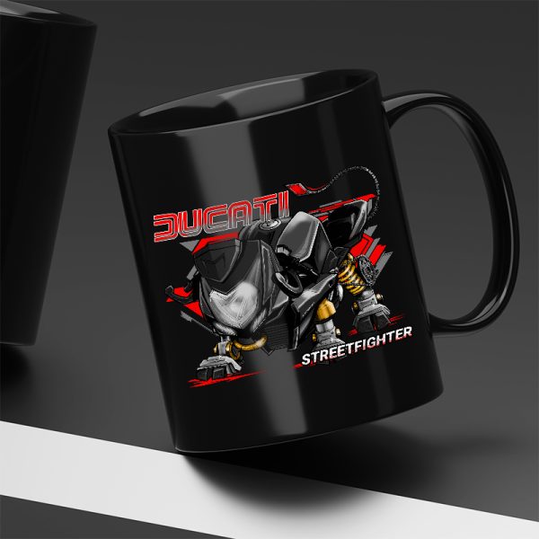 Black Mug Ducati Streetfighter Bull 2011 S Diamond Black Merchandise & Clothing Motorcycle Apparel