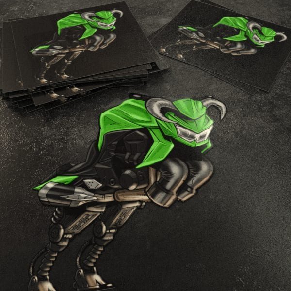 Stickers Kawasaki Z750 Bull Candy Lime Green Merchandise & Clothing Motorcycle Apparel