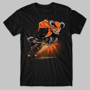 T-shirt Kawasaki Z750 Bull Orange Merchandise & Clothing Motorcycle Apparel