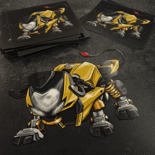 Stickers Ducati Streetfighter Bull Yellow Merchandise & Clothing Motorcycle Apparel