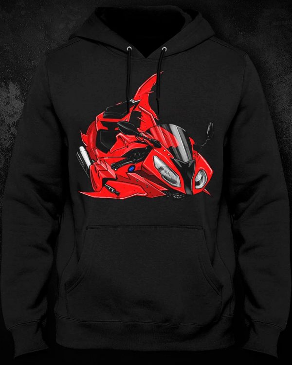 Hoodie BMW S1000RR Shark 2015-2016 Racing Red & Light White Merchandise & Clothing