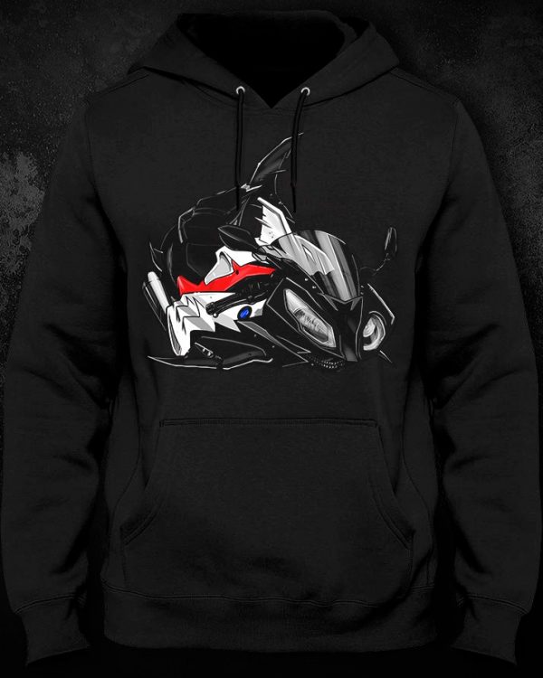 Hoodie BMW S1000RR Shark 2017-2018 Racing Red & Light White Merchandise & Clothing