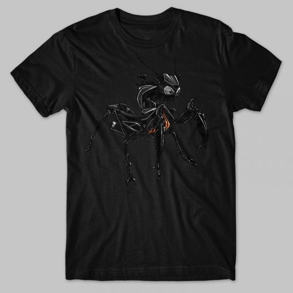 T-shirt Triumph Street Triple 765 Mantis Phantom Black Merchandise & Clothing Motorcycle Apparel