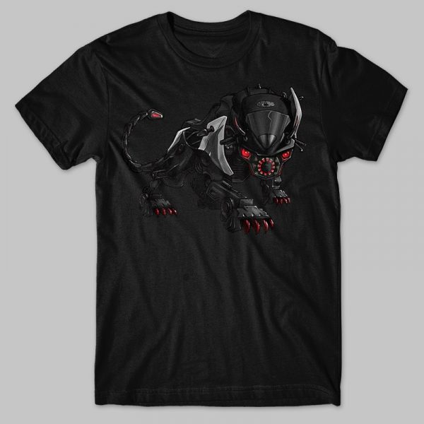 T-shirt Honda CBR 150R Panther Black Gray Merchandise & Clothing Motorcycle Apparel
