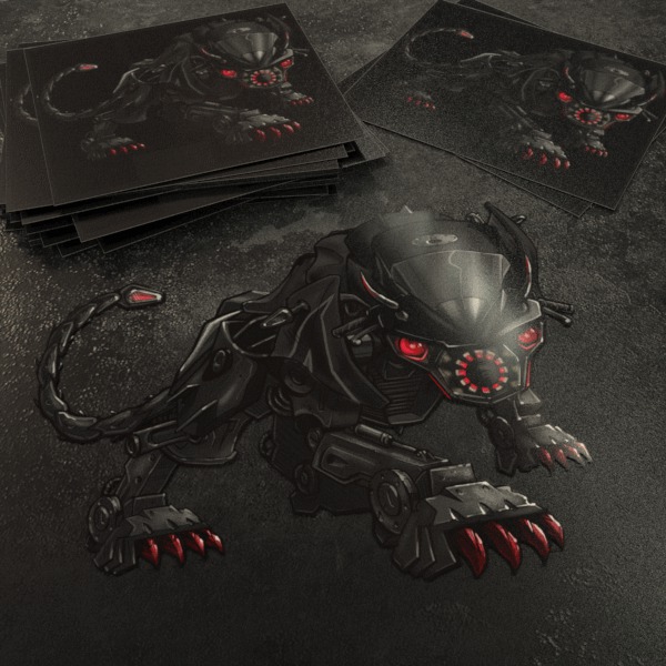 Stickers Honda CBR 150R Panther Night Black Merchandise & Clothing Motorcycle Apparel