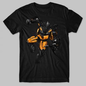 T-shirt Yamaha YZF-R15 V3 Transformer Yellow Merchandise & Clothing Motorcycle Apparel