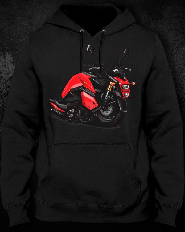 Hoodie Honda Grom MSX125 Snail Red Merchandise & Clothing Motorcycle Apparel