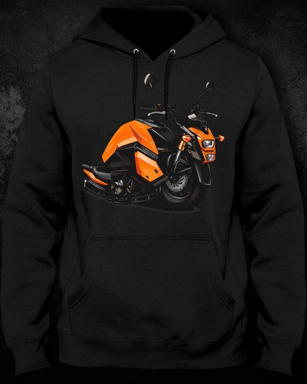 Hoodie Honda Grom MSX125 Snail Orange Merchandise & Clothing Motorcycle Apparel