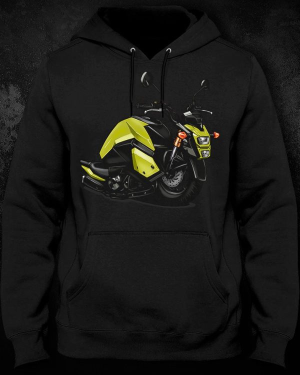 Hoodie Honda Grom MSX125 Snail Yellow Merchandise & Clothing Motorcycle Apparel