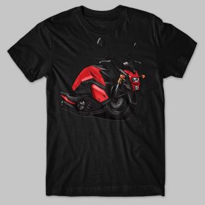 T-shirt Honda Grom MSX125 Snail Red Merchandise & Clothing Motorcycle Apparel