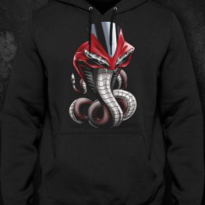 Hoodie Yamaha YZF-R1 Cobra Candy Red Clothing & Motorcycle Apparel