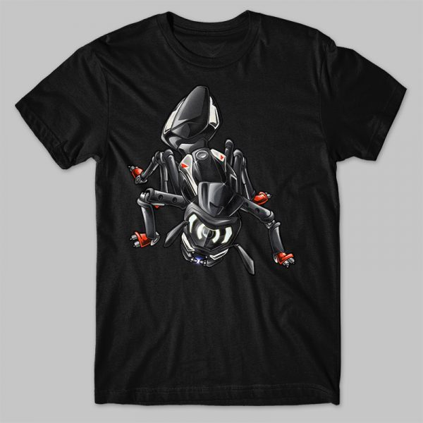 T-shirt Yamaha MT-07 Ant Ice Fluo Merchandise & Clothing Motorcycle Apparel