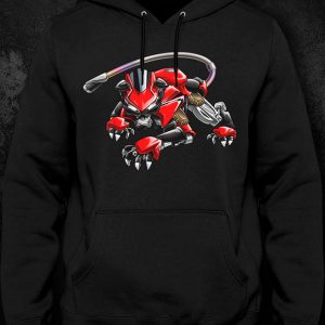Hoodie Honda CBR 500R Panther Red Grand Prix Merchandise & Clothing Motorcycle Apparel