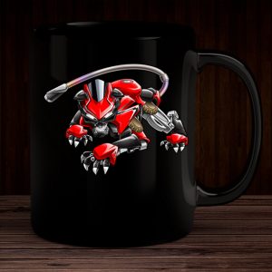 Black Mug Honda CBR 500R Panther Red Grand Prix Merchandise & Clothing Motorcycle Apparel