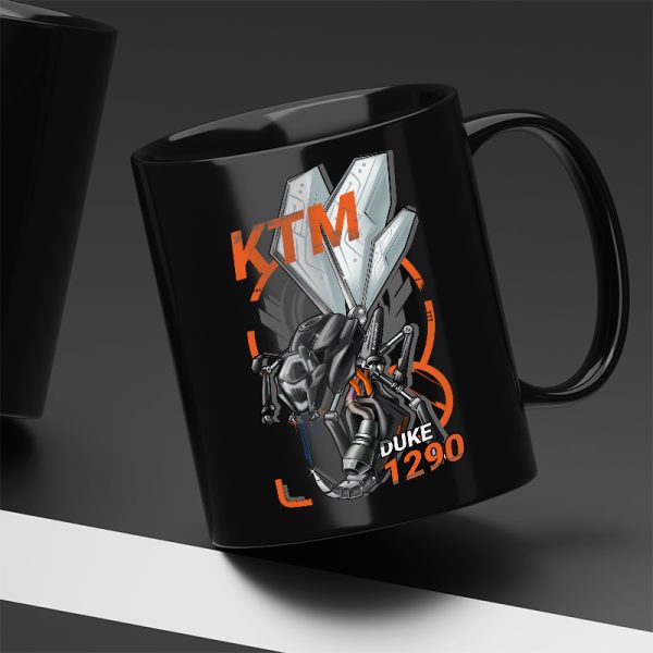 KTM 1290 Super Duke R Wasp Mug Black Merchandise & Clothing Motorcycle Apparel