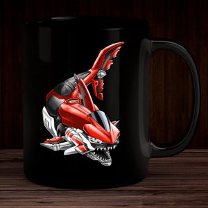 Black Mug Yamaha YZF-R3 Shark 2015 Rapid Red Merchandise & Clothing