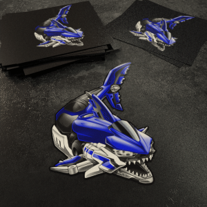 Stickers Yamaha YZF-R3 Shark 2016 Team Yamaha Blue Merchandise & Clothing