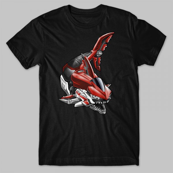 T-shirt Yamaha YZF-R3 Shark 2015 Rapid Red Merchandise & Clothing