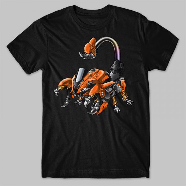 T-shirt Yamaha YZF-R6 Scorpion Orange Merchandise & Clothing Motorcycle Apparel