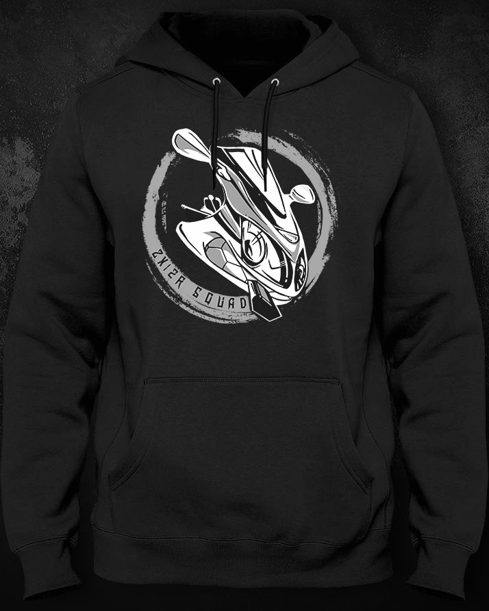 Hoodie ZX12 SQUAD inspired by Kawasaki ZX12 Buy Online | Moto Animals