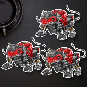 Stickers Ducati Streetfighter V4 Bull 2020-2022 Ducati Red Merchandise & Clothing Motorcycle Apparel
