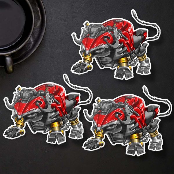 Stickers Ducati Streetfighter V4 Bull 2020-2022 S Ducati Red Merchandise & Clothing Motorcycle Apparel