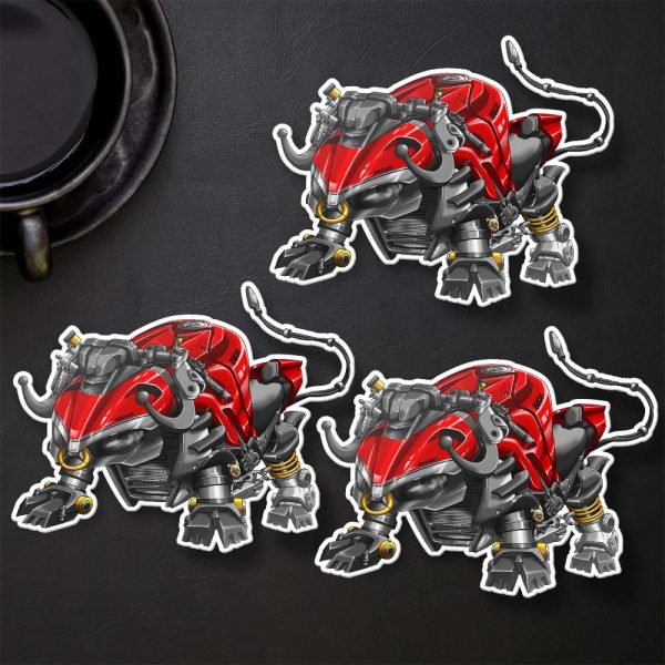Stickers Ducati Streetfighter V4 Bull 2023 Ducati Red Merchandise & Clothing Motorcycle Apparel